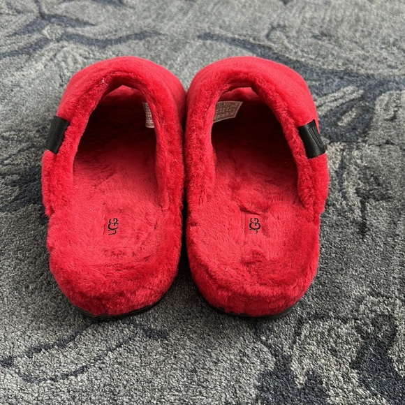 Menus Ugg Slides RED size 13 WORN ONCE - Picture 4 of 6